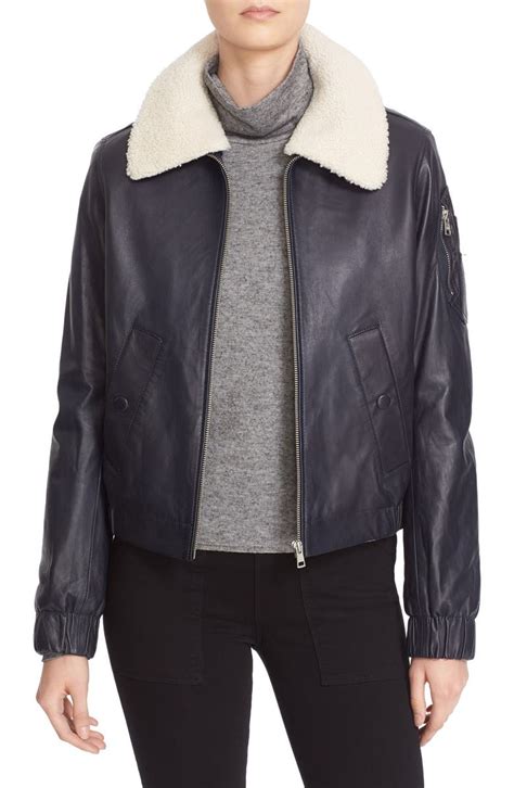 see by chloe shearling jacket